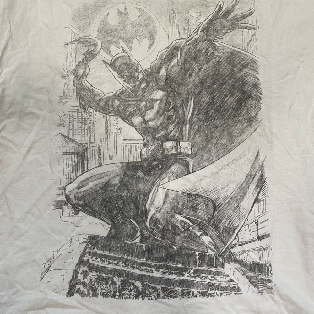 Batman Logo White T-Shirt